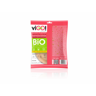 BIO papírové talířky hnědé, průměr 18cm - set 20ks (zn. viGO!)