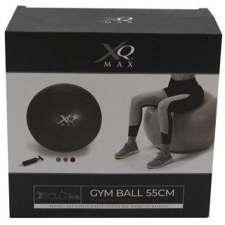 Gymnastický míč GYMBALL, modrý, velikost 55cm (zn. XQ MAX)