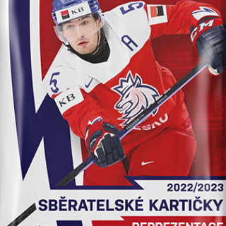 Hokejové kartičky - Česká reprezentace, rok 2022/23 RETAIL balíček