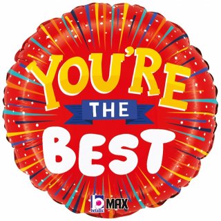 Fóliový balónek You´re The Best / Jsi nejlepší, velikost 46cm (zn. GRABO)