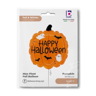 Fóliový balónek DÝNĚ HAPPY HALLOWEEN, velikost 46cm (zn. GRABO)