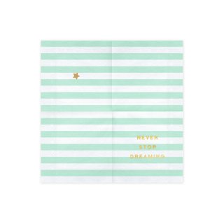 Papírové ubrousky NEVER STOP DREAMING, rozměr 33x33cm - set 20ks (zn. PartyDeco)