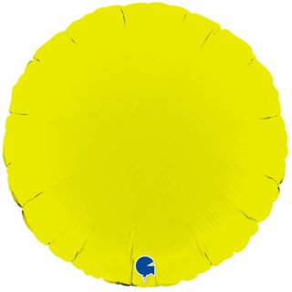 Fóliový balónek KRUH, 46cm, matná limetkově zelená barva (zn. GRABO)