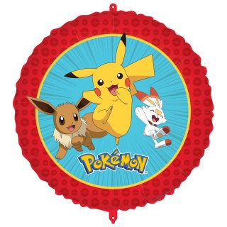 Fóliový balónek KRUH Pokémoni, velikost 46cm se závažím (zn. Procos)