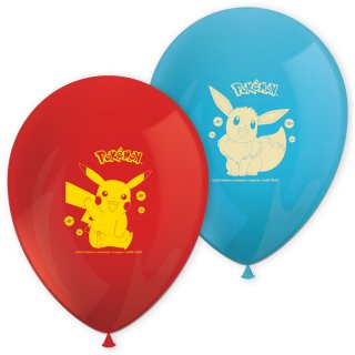 Latexové balónky POKÉMONI, velikost 26cm - set 8ks (zn. Procos)