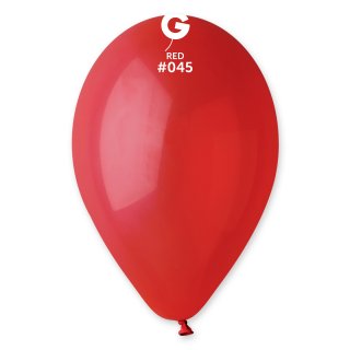Latexový balónek GEMAR, pastelový, červený (G90 - #045), průměr 26cm