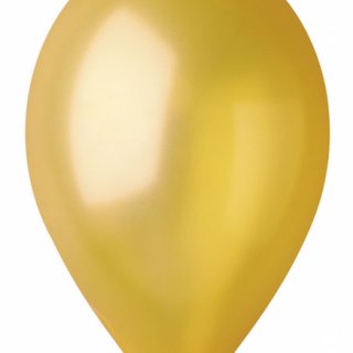 Latexový balónek GEMAR, metalický, zlatý (GM90 - #039), průměr 26cm