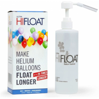 HI-FLOAT, 473ml s pumpičkou - gel do latexových balónků pro delší létání