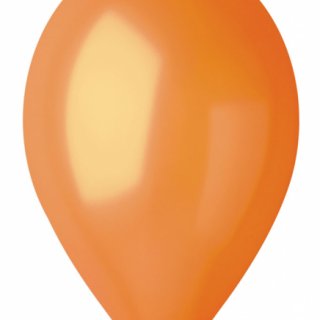 Latexové balónky GEMAR, metalické, oranžové (GM90 - #031), průměr 26cm - set 10ks