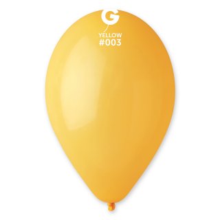 Latexové balónky GEMAR, pastelové, mangově žluté (G90 - #003), průměr 26cm - set 10ks