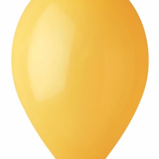 Latexové balónky GEMAR, pastelové, mangově žluté (G90 - #003), průměr 26cm - set 10ks