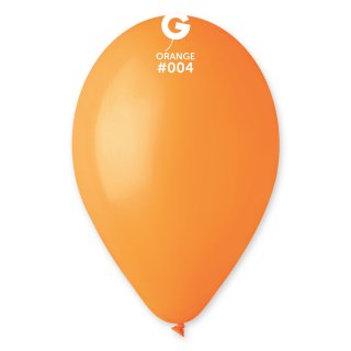Latexové balónky GEMAR, pastelové, oranžové (G90 - #004), průměr 26cm - set 10ks