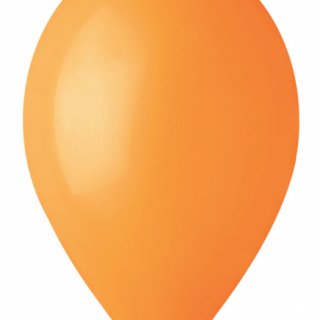 Latexové balónky GEMAR, pastelové, oranžové (G90 - #004), průměr 26cm - set 10ks