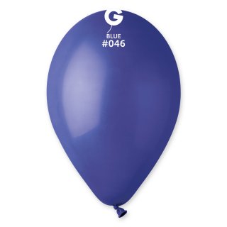 Latexové balónky GEMAR, pastelové, modré (G90 - #046), průměr 26cm - set 10ks