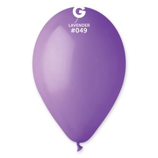 Latexové balónky GEMAR, pastelové, levandulové (G90 - #049), průměr 26cm - set 10ks