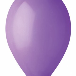 Latexové balónky GEMAR, pastelové, levandulové (G90 - #049), průměr 26cm - set 10ks