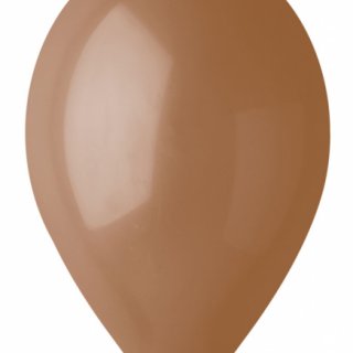 Latexové balónky GEMAR, pastelové, mocha hnědé (G90 - #076), průměr 26cm - set 10ks