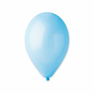 Latexové balónky GEMAR, pastelové, baby modré (G90 - #072), průměr 26cm - set 10ks