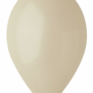 Latexové balónky GEMAR, pastelové, latte krémové (G90 - #084), průměr 26cm - set 10ks