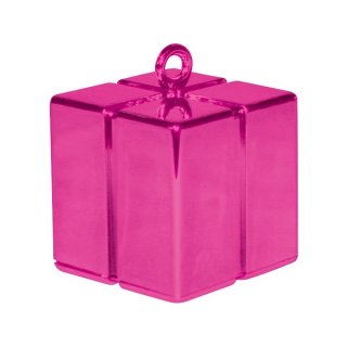 Těžítko / závaží DÁREČEK, plastové - magenta růžová barva, 110g