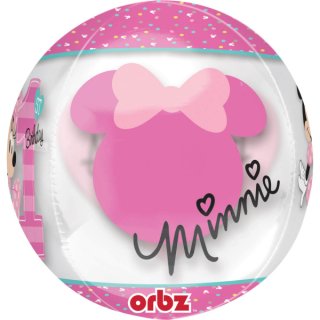 BUBLINA Minnie Mouse pro 1. narozeniny, růžová (zn. Amscan-ORBZ)