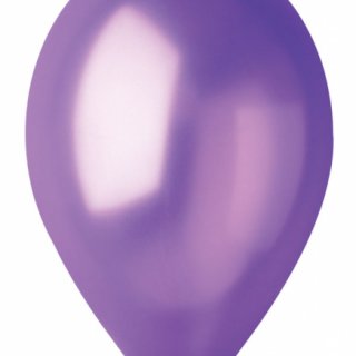Latexový balónek GEMAR, metalický, fialový (GM120 - #034), průměr 30cm