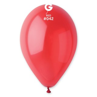 Latexový balónek GEMAR, pastelový, červený (G110 - #042), průměr 30cm