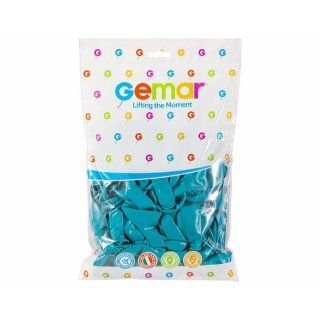 Latexový balónek GEMAR, pastelový, tyrkysový (G110 - #068), průměr 30cm