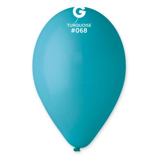 Latexový balónek GEMAR, pastelový, tyrkysový (G110 - #068), průměr 30cm