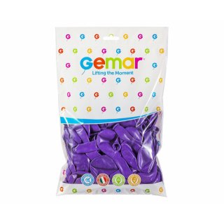 Latexový balónek GEMAR, pastelový, fialový (G110 - #008), průměr 30cm