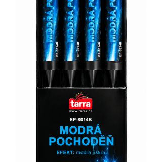 BENGÁSLKÝ OHEŇ – pochodně, zápalnice - modrá barva - set 4ks (zn. TARRA)