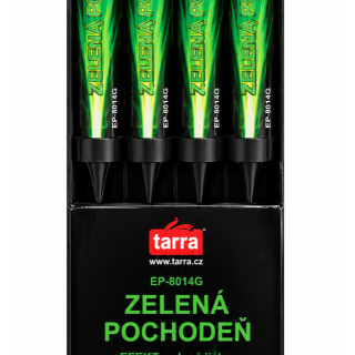 BENGÁSLKÝ OHEŇ – pochodně, zápalnice - zelená barva - set 4ks (zn. TARRA)