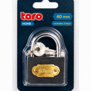 Visací ZÁMEK, 40mm (zn. TORO)