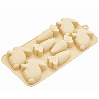 FORMA silikonová velikonoční, na čokoládu, krémová barva (zn. TORO-baking)