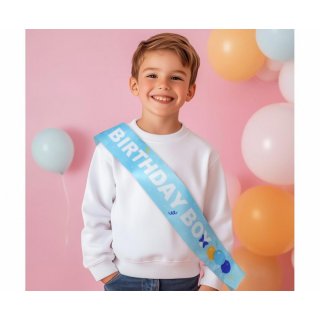 ŠERPA narozeninová Birthday Boy, rozměr 10x150cm (zn. Godan)