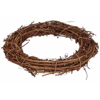 VĚNEC dekorační, ratanový, průměr 20cm (zn. WIKY)