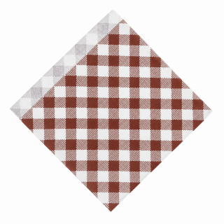 Papírové sáčky KARO např. na hamburgery, rozměr 14×14 cm - set 500ks (zn. WIMEX)
