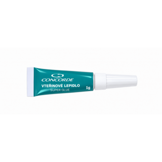 Vteřinové lepidlo CONCORDE, 3x1g, blistr