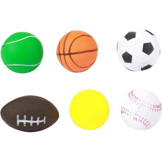Míček mačkací pěnový - SPORTY - velikost 6-9 cm, mix druhů