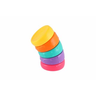 Fidget duhový antistresový, plastový, velikost 5.5cm