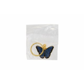Přívěsek na klíče / klíčenka MOTÝL, kovový, velikost 4cm (zn. Teddies)