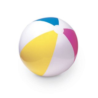 MÍČ nafukovací / plážový GLOSSY, velikost 61cm (zn. INTEX)