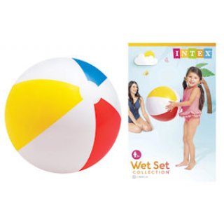 MÍČ nafukovací / plážový GLOSSY, velikost 61cm (zn. INTEX)