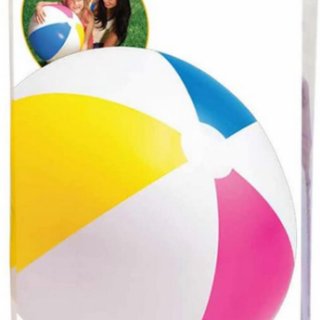 MÍČ nafukovací / plážový GLOSSY, velikost 61cm (zn. INTEX)
