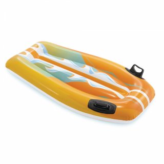 Lehátko / plovací deska s úchyty, nafukovací, rozměr 112x62cm (zn. INTEX)