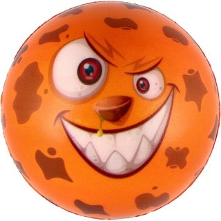 Míček MONSTER PŘÍŠERA, pěnový, velikost 7.5cm, mix 6 barev
