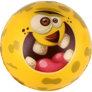 Míček MONSTER PŘÍŠERA, pěnový, velikost 7.5cm, mix 6 barev