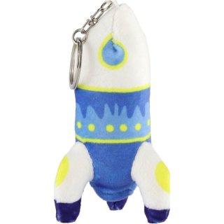PŘÍVĚSEK raketa, plyšová, velikost 10x5cm (zn. Teddies)