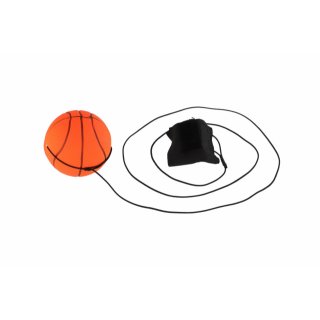 Míček vracející se, gumový, velikost 6cm, mix 4 barev v blistru (zn. Teddies)