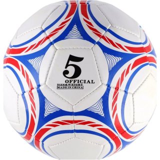 MÍČ fotbalový, kožený šitý, nafouknutý, velikost 22cm